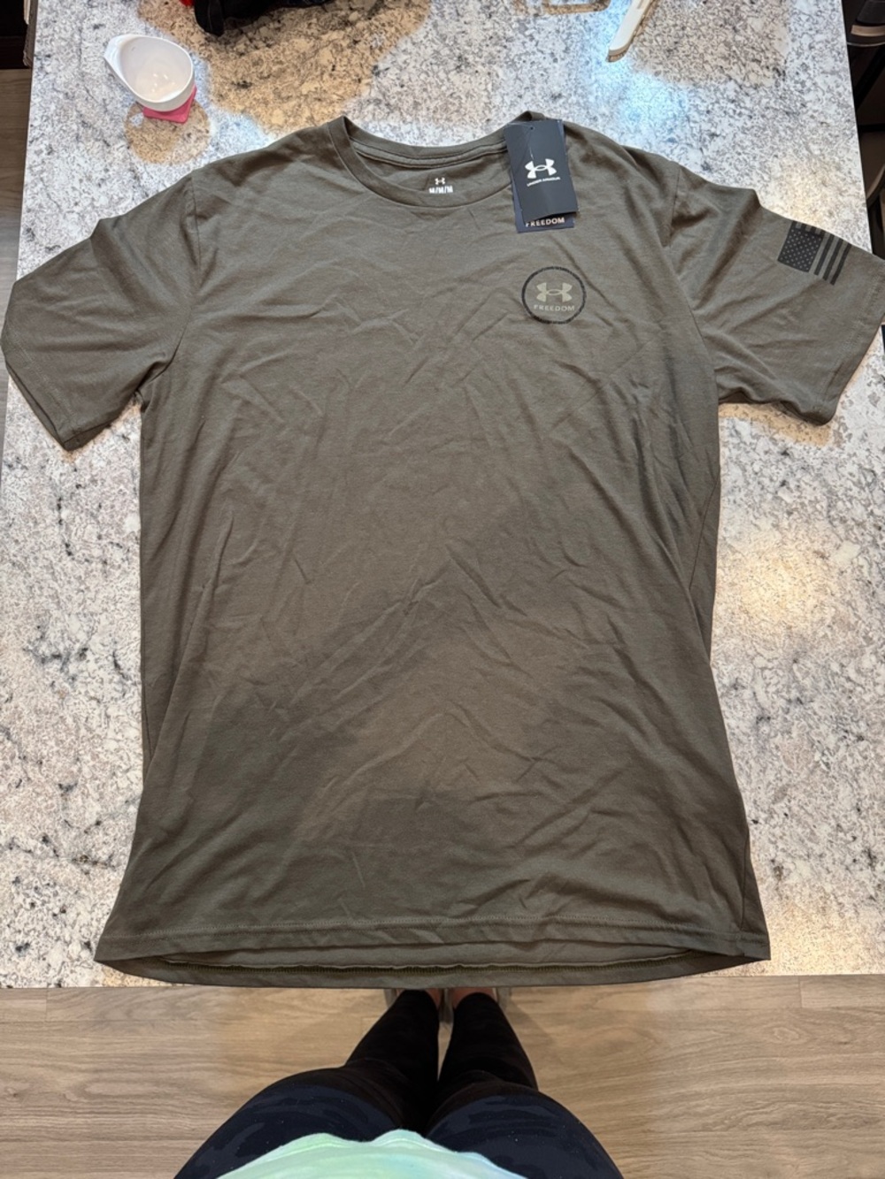 Under Armour Men’s Freedom Short Sleeve Tee — Olive